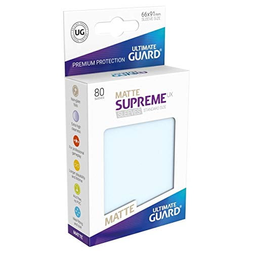 BLACK Ultimate Guard SUPREME UX High Quality Card Sleeves 