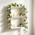 thumbnail image 1 of Guirnalda de Rosas Artificiales de Plástico de 239 Cm de Largo para Decoración de Patios Exteriores - Guirnalda de Flores Artificiales para Decoración de Hogar, Jardín, Patio, Bodas y Fiestas (Juego, 1 of 7