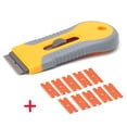 thumbnail image 1 of Scraper Plastic Razor Blade Paint Glue Adhesive Scraper with 10pcs Blades, 1 of 5