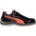 thumbnail image 1 of 643445 PU & MA MEN'S TOURING SUEDE LOW INDUSTRIAL SHOE BLACK/RED SIZE 11, 1 of 5