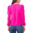 thumbnail image 2 of Sam & Jess Women's Puff Sleeve Top Pink Size Petite Medium, 2 of 3