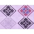 thumbnail image 1 of Ahgly Company Indoor Rectangle Patterned Orchid Purple Area Rugs, 7' x 10', 1 of 6