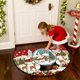 thumbnail image 1 of Felpudo navideño antideslizante para puerta de entrada | Alfombra semicircular absorbente de poliéster | Alfombra antisuciedad para cocina y baño | Felpudo acolchado antideslizante para entrada,, 1 of 6