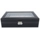 thumbnail image 1 of Caja de reloj Caja de almacenamiento de reloj Caja de almacenamiento Caja de almacenamiento de exhibcon Almohadones Pequeos Aspecto Elegante y Diseo Cuidadoso Caja de Reloj, Vitrina, Aretes para Gemel, 1 of 8