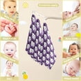 thumbnail image 3 of 5 Pack Panda Face Pattern Baby Muslin Washcloths, Black and White Soft Absorbent Face Towel Burp Cloths Cotton Bath Wipes Infant Wash Cloth for Newborn Boys Girls, 3 of 7