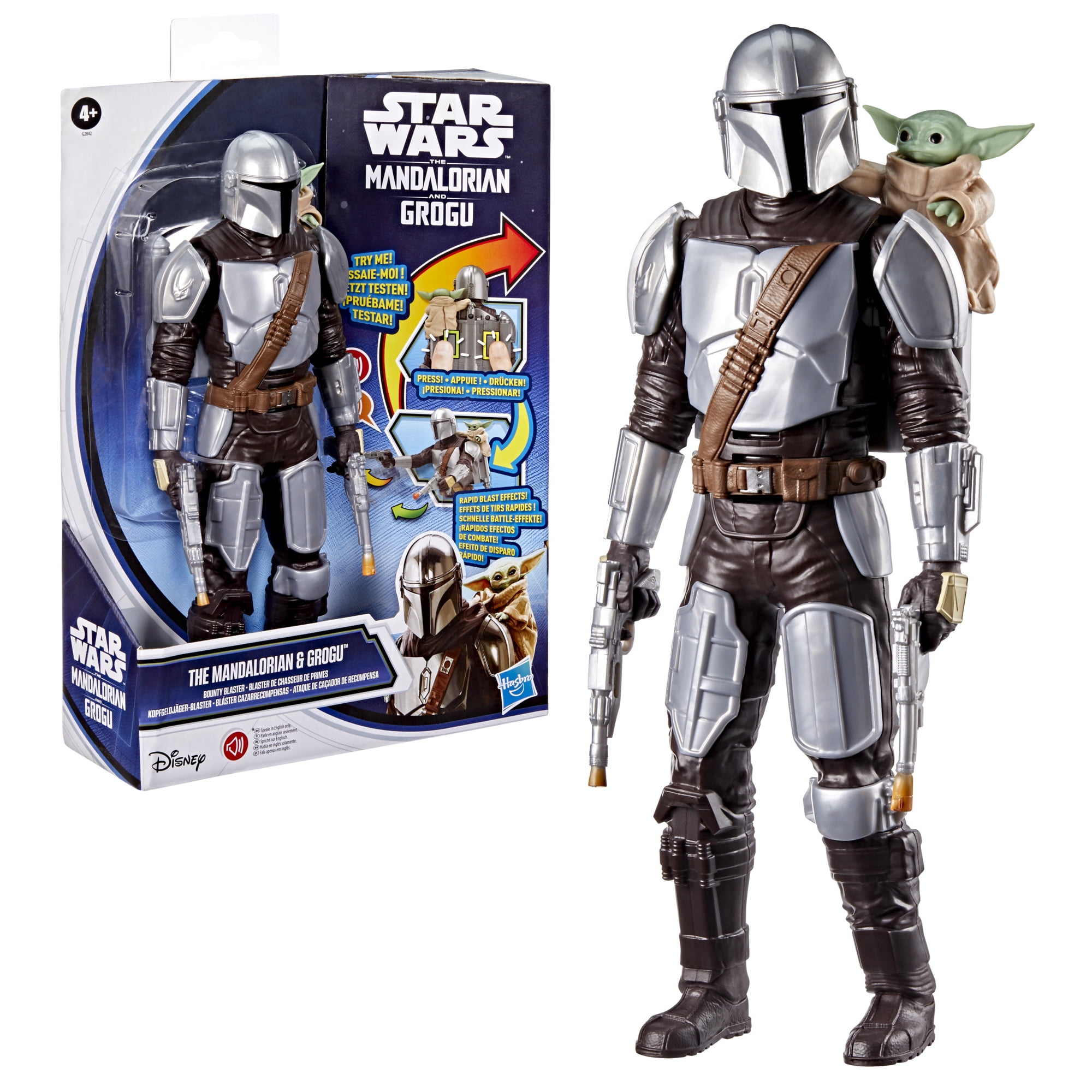 Star Wars The Mandalorian & Grogu Bounty Blaster, Star Wars Toys (11")
