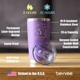thumbnail image 4 of Bevvee Insulated Travel Tumbler 20 oz Cheers 5 Years Gifts for 5th Anniversary Celebrations Tumblers, 4 of 4