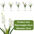 thumbnail image 4 of 6 piezas planta de simulación dos jacintos flores artificiales decoración creativa suministros accesorios flores plantas verdes artificiales, 4 of 5