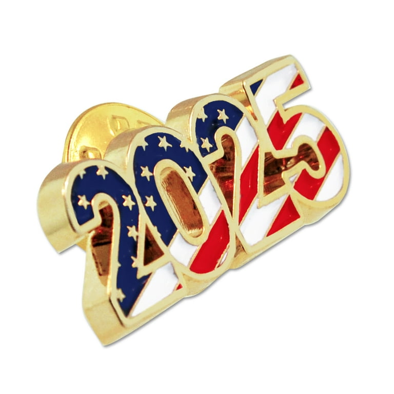 2025 Patriotic Year Pin - Walmart.com