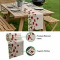 thumbnail image 5 of Spring Floral Table Runner - 72 Inch Long, Kitchen Dining Table Runner Dresser Scarves, Vintage Botanical Summer Farmhouse Decor for Coffee Tables Wedding Party Banquet, 5 of 8