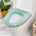 thumbnail image 3 of Dinheiro - Asiento de inodoro engrosado, elástico y lavable para todos los inodoros ovalados, 3 of 5