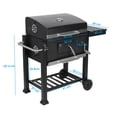 thumbnail image 4 of Asador de Hierro Deluxe con Ruedas y mesa lateral Aquila Master, 4 of 10