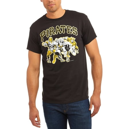 Pirate Skull Baseball Jersey - MLB Pittsburgh Pirates Men's Marvel Super Hero Tee