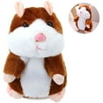 thumbnail image 2 of Talking Hamster Repeats What You Say Interactive Stuffed Plush Animal Talking Toy, 2 of 4