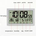 Atomic Clock with Indoor Temperature and Humidity,SelfSetting Digital