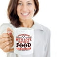 thumbnail image 2 of Cooking With Love Provides Food For The Soul Inspirational Quote Coffee & Tea Gift Mug Cup And Unique Humor Gifts For A Professional Cook, Chef & Culinary Teacher, 2 of 4