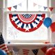 thumbnail image 1 of Patriotic Door Wall Decorations Banners Fan Flag For Outdoor Indoor Yard Garden Porch Independence Day Decoration, 1 of 7