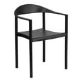 thumbnail image 1 of HERCULES Series 1000 lb. Capacity Black Plastic Cafe Stack Chair, 1 of 9
