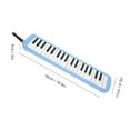 thumbnail image 2 of HLONK Electronic Piano Keyboard for Kids 37 Keys 37 Keys Keyboard Wind Musical Instrument for Beginner Professional Training Musical Instruments Birthday Gifts Blue, 2 of 9