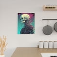 thumbnail image 6 of Sikiie Cartoon Art Skull Print Canvas Decorative Hanging Painting, Anti-shrinkage Hanging Frame, Suitable for Home, Office Wall Decorations, 6 of 6