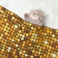 thumbnail image 2 of Disketp Bright Shiny Golden Dog Blanket/Bed Cover for Dogs and Cats,Puppy Essentials-Large, 2 of 8