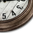 thumbnail image 4 of Westclox 15.5" Round Plastic Analog QA Wall Clock with Antique Bronze Finish, 4 of 6