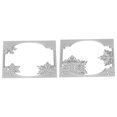 thumbnail image 4 of Troqueles de corte de Metal de acero al carbono, troquel de corte en relieve para álbum de recortes, tarjeta de invitación, álbum de fotos, 2 uds., 4 of 8