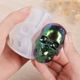 thumbnail image 4 of 3D Skull Resin Molds, Flexible Clear Silicone Skull Head Molds, Silicone Molds for Resin, Soap, Clay, Candle Wax Casting, Halloween Home Decoration,M Type, 4 of 6