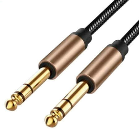 1 * 6.5mm Jack Audio Cable-Black&gold