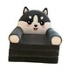 thumbnail image 2 of Sofá cama plegable con forma de animal, sillón convertible, suave y plegable, sillón cama convertible para dormitorio de jardín de infantes, 2 of 8