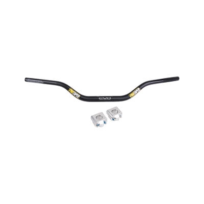 ProTaper Evo Black Handlebar - Windham/RM Mid Bend, No Crossbar, Oversize Motorcycle Bar