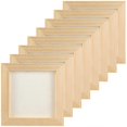 thumbnail image 1 of Children Drawing Frame 8Set DIY Wooden Clay Blank Photo Frame Khaki Elegant Simple Design For Kids Art Projects, 1 of 5