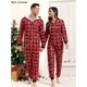 thumbnail image 3 of Pijama de Navidad para hombre y mujer, ropa de dormir con estampado bonito, para vacaciones familiares, Año Nuevo, 3 of 4