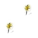 thumbnail image 2 of Jumpingount Vintage Women Plume Fascinator Estilo retro Velo Sombrero Diadema Accesorios de estilo Flor Headwear Blanco amarillo negro blanco amarillo negro 2piezas, 2 of 6
