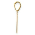 thumbnail image 2 of 14k Yellow Gold Polished Finish Script Design Number 1 Charm Pendant, 2 of 3