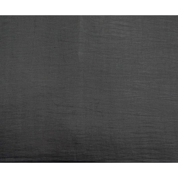 Knitwit Black Viscose Georgette Fabric 44" Wide Indian Decorative Material Craft Sewing By The Yard