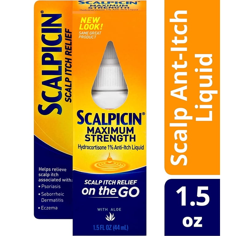 Scalpicin Maximum Strength Scalp Itch Treatment, 1.5 Ounce