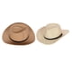 thumbnail image 1 of 2Pcs Hombres Mujeres Para Sombrero Tejido Panamá Fedora Gorra Con Banda Para El Sudor, 1 of 9