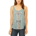 thumbnail image 1 of Giraffe Geek Math Formulas Juniors Flowy Side Slit Tank Top Multi LG, 1 of 2