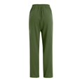 thumbnail image 5 of Cathalem Womens Work Pants Business Casual Women's Wide Leg Pants Casual Loose Lightweigt Beach Pants(Green,L), 5 of 5