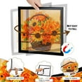 thumbnail image 1 of Self Adhesive Magnetic Frame for Cross Stitch Photo Art Wall Hanging Framed Picture Frame Inner Size 25*35cm Black, 1 of 5