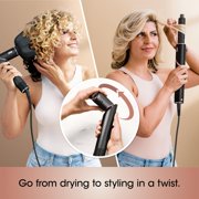 Restored Shark FlexStyle HD440BK Air Styling & Drying System | Ultimate 6-Piece Set, Auto-Wrap Curlers, Curl-Defining Diffuser, Oval Brush, Paddle Brush, Concentrator
