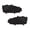 Black, variant on For Ford Edge 2019 2020 2021 2022 Fog Light Cover Driver And Passenger Side | Pair | Front | SE/SEL/Titanium | ASA Plastic | Textured Black | For FO1038186, FO1039186 | KT4Z15A245AB, 191275543061