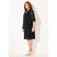 thumbnail image 4 of Catherines Women's Plus Size Georgette Double Layer Jacket Dress, 4 of 4