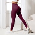 thumbnail image 6 of Yoga Pants JIANLAI Womens High Waist Seamless Full‑Length Leggings With Side Pockets, High Stretch Tummy Control Workout Pants,Textured Knit Breathable Non‑See‑Through Yoga Leggings, 6 of 7