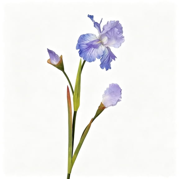Bwiyojiz Artificial Blue Flowers Realistic Faux Silk Floral Stemss Long Bouquet Arrangement for Vase Home Wedding Table Decoration