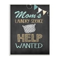 thumbnail image 2 of The Stupell Home Decor Collection Mom's Laundry Service Help Wanted Wall Plaque Art, 10 x 0.5 x 15, 2 of 5