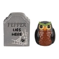 thumbnail image 5 of Midnight Owls in Graveyard Halloween Salt and Pepper Shakers Three Sets, 5 of 7