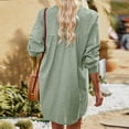 thumbnail image 5 of Lilgiuy Women's Fashion Solid Color Pocket Cardigan V-Neck Long Sleeve Tops for Women Trendy, 5 of 5