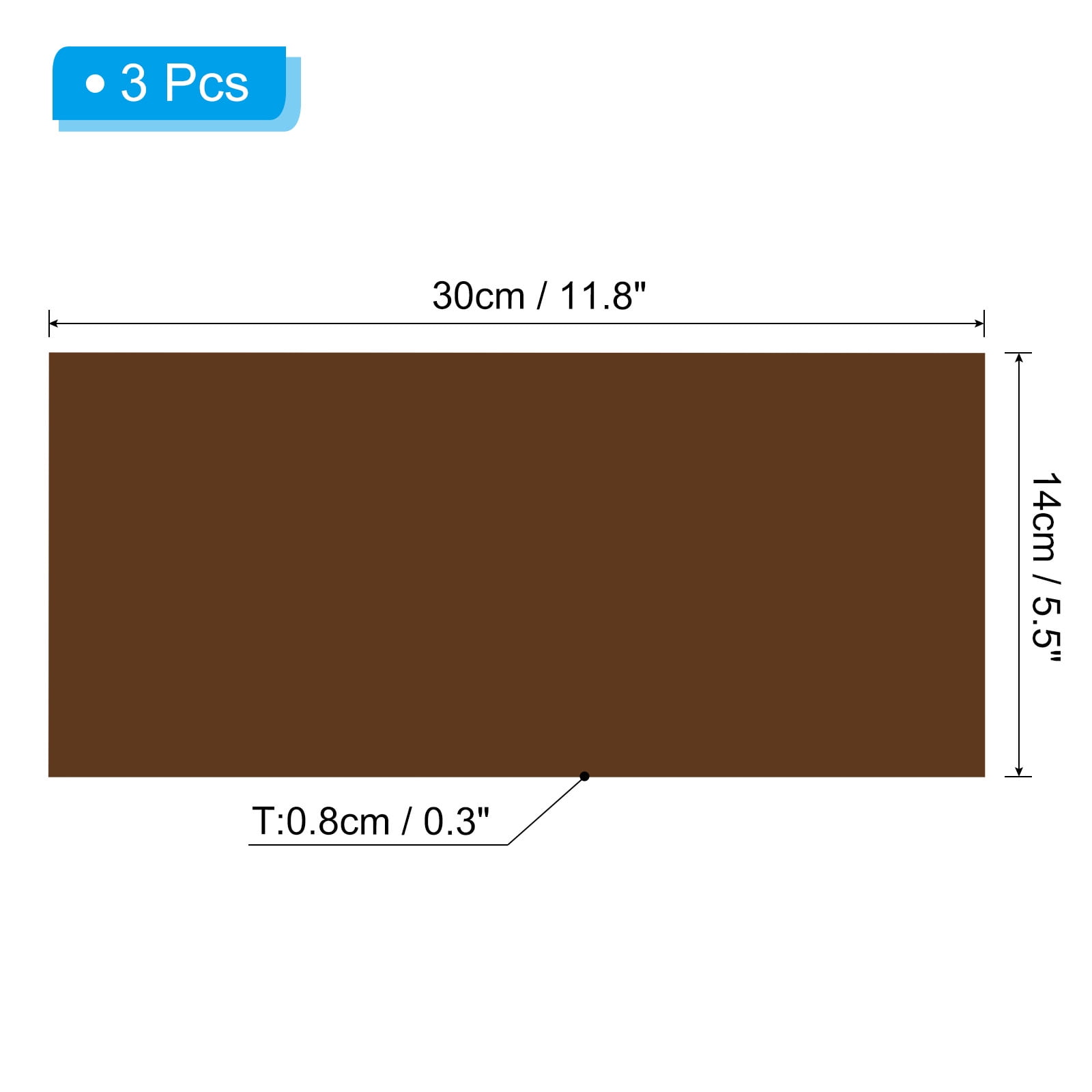 Uxcell 11.8"x5.5" Magnetic Vent Cover Floor Wall Air Registers Cover Vent Blocker for Home RV HVAC Brown 3 Pcs
